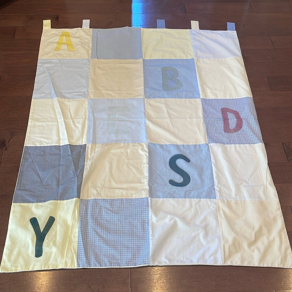Nursery Alphabet Drapery Panels